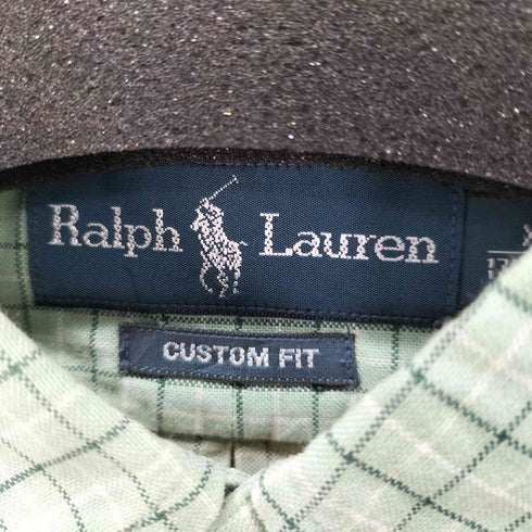 ラルフローレン RALPH LAUREN YARMOUTH スモールポニー刺繍 L/S BD チェックシャツ メンズ import:XL