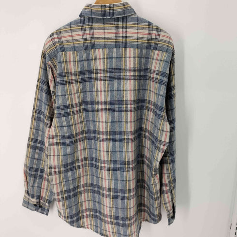 シアーズローバック SEARS ROEBUCK&CO 90S L/S チェックウールシャツ メンズ XLT