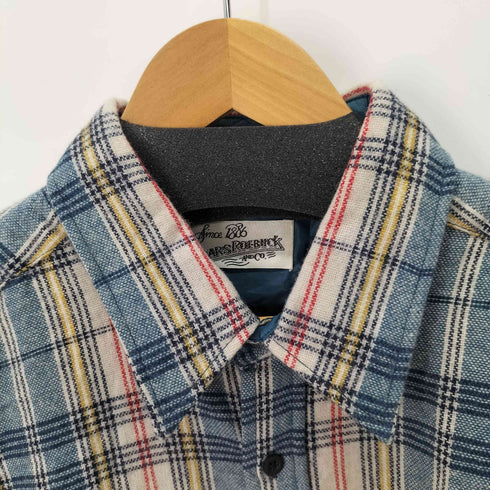 シアーズローバック SEARS ROEBUCK&CO 90S L/S チェックウールシャツ メンズ XLT