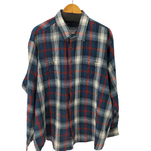 90S WINDRIDGE L/S アクリルチェックシャツ メンズ XXLT