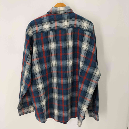 90S WINDRIDGE L/S アクリルチェックシャツ メンズ XXLT