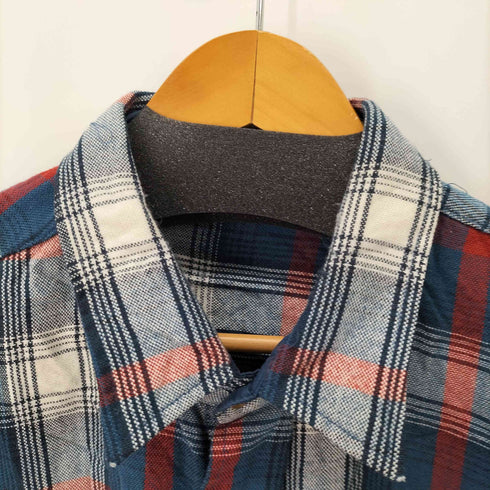 90S WINDRIDGE L/S アクリルチェックシャツ メンズ XXLT