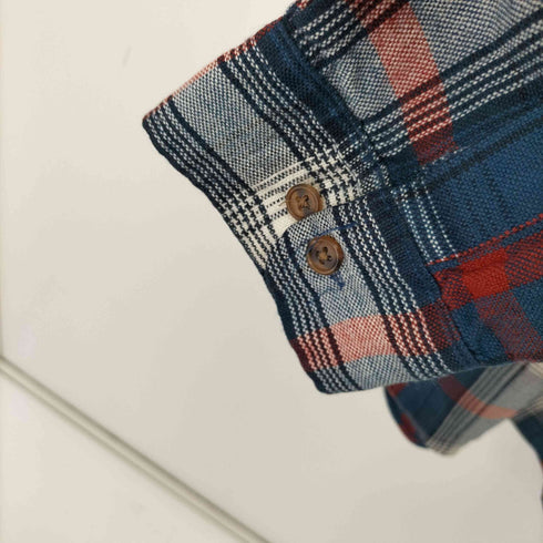 90S WINDRIDGE L/S アクリルチェックシャツ メンズ XXLT
