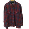 ヴァンヒューゼン VAN HEUSEN 90S L/S チェックアクリルシャツ メンズ import:XXL