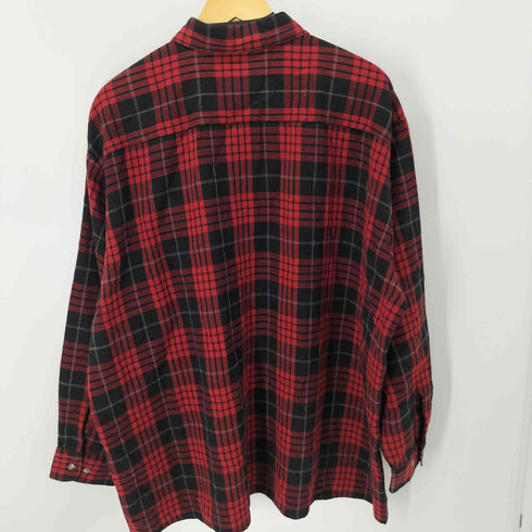 BAY AREA TRADERS L/S チェックアクリルシャツ メンズ import:XXL