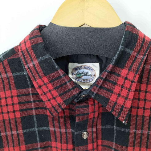 BAY AREA TRADERS L/S チェックアクリルシャツ メンズ import:XXL