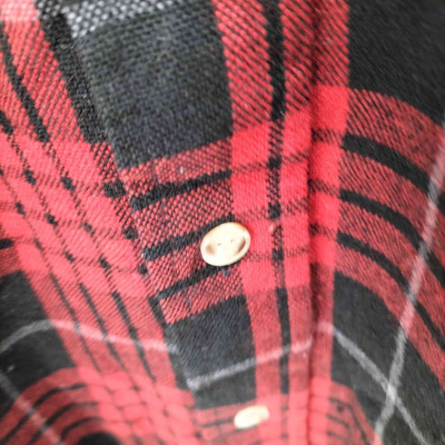 BAY AREA TRADERS L/S チェックアクリルシャツ メンズ import:XXL