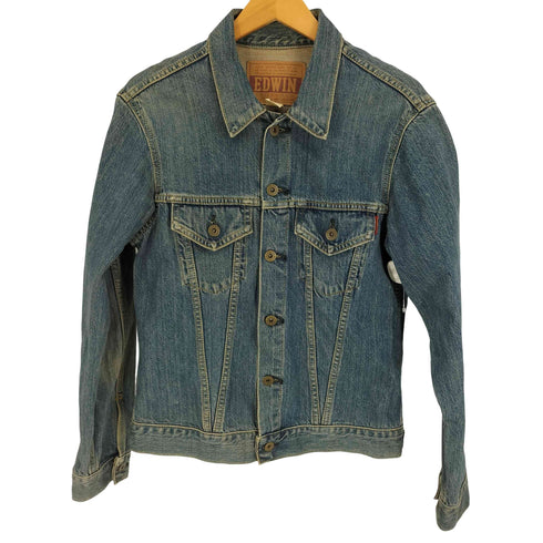 エドウィン EDWIN 4th 型 デニム トラッカー ジャケット メンズ import:M