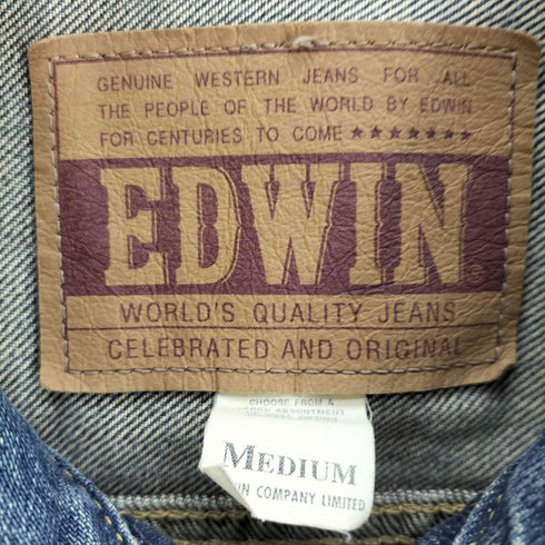 エドウィン EDWIN 4th 型 デニム トラッカー ジャケット メンズ import:M