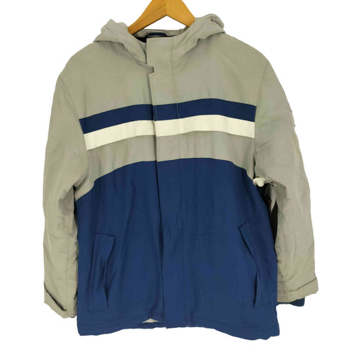 ギャップ Gap TYPE-G86 裏地フリース ライン バイカラー ポリ フーデッド ジャケット メンズ 160