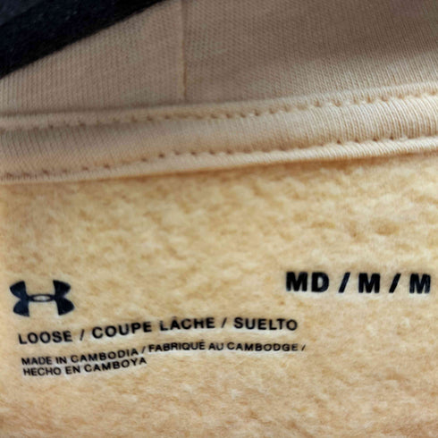 アンダーアーマー UNDER ARMOUR ライバルフリース ビッグロゴ フーディー メンズ JPN:M