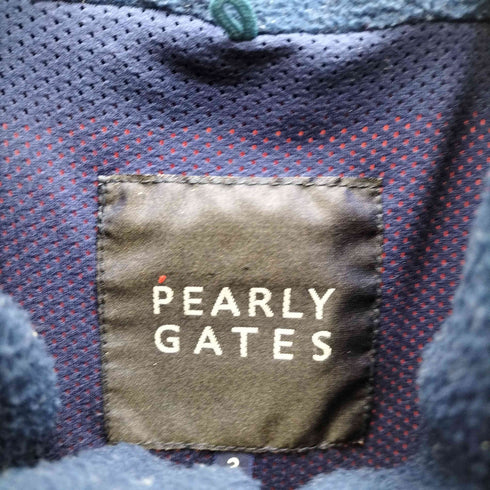 パーリーゲイツ PEARLY GATES ロゴ刺繍 GORE-TEX ゴアテックス リップストップ パッカブルフード ナイロン ジャケット マウンテンパーカー メンズ JPN:2
