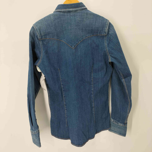 ヌーディージーンズ Nudie Jeans デニムシャツ スナップボタン メンズ import:S