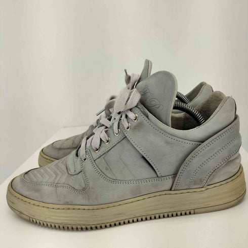 FILLING PIECES LOW TOP レザーハイカットスニーカー メンズ