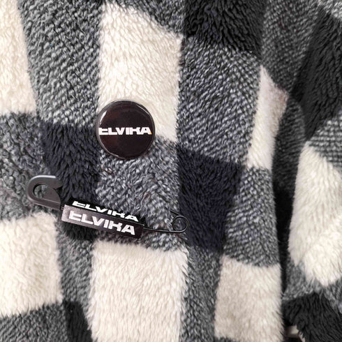 エルヴィラ ELVIRA CHECK BOA HOODY メンズ import:L