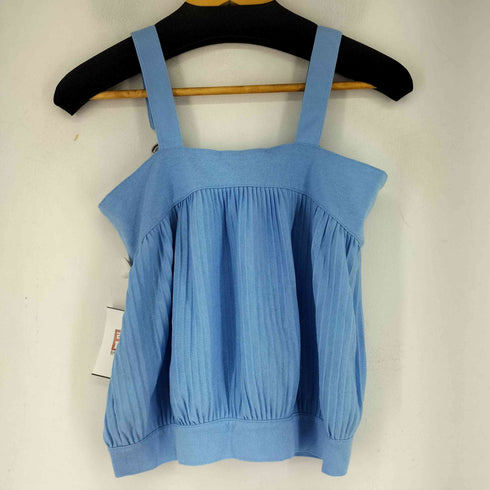 クレージュ courreges ニットキャミ プリーツ加工 レディース 38