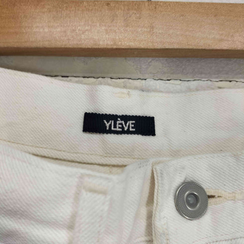 イレーヴ YLEVE ホワイトデニムパンツ レディース 0