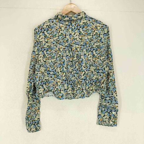 ザラ ZARA 小花柄レーヨンシャツ レディース xs