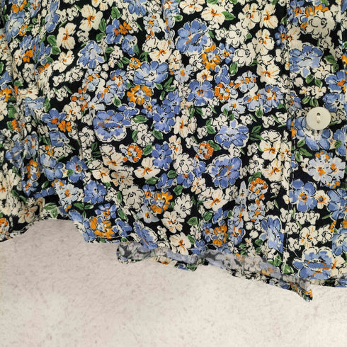 ザラ ZARA 小花柄レーヨンシャツ レディース xs
