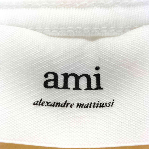 アミアレクサンドルマテュッシ AMI ALEXANDRE MATTIUSSI ハートロゴ刺繍 ルーネックカットソー メンズ JPN:L