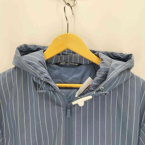 ザラ ZARA ストライプドローストリングジャケット メンズ import:S