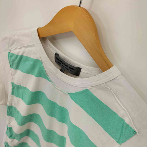 グッドデザインショップコムデギャルソン GOOD DESIGN SHOP COMME des GARCONS ボーダードッキング S/S Tシャツ メンズ JPN:M
