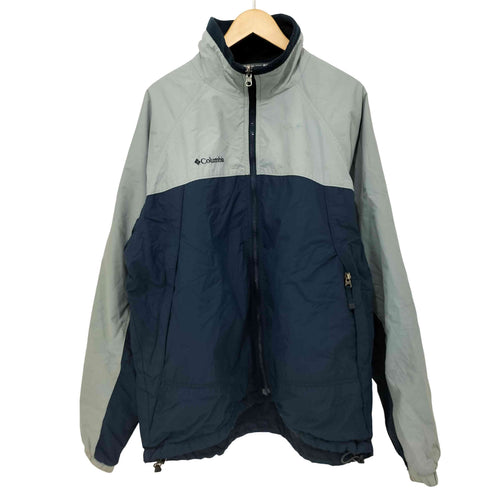 コロンビアスポーツウェア Columbia Sportswear 90-00s VERTEX Fleece Lining Nylon Jacket フリースライナー ジップアップ ナイロンジャケット メンズ import:L