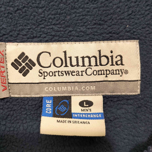 コロンビアスポーツウェア Columbia Sportswear 90-00s VERTEX Fleece Lining Nylon Jacket フリースライナー ジップアップ ナイロンジャケット メンズ import:L
