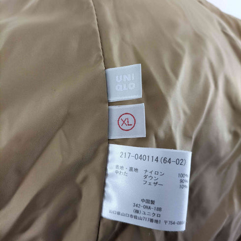 ユニクロ UNIQLO ライトダウンコート メンズ XL