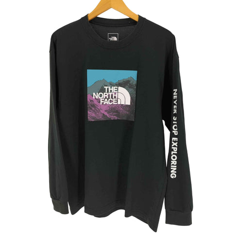 ザノースフェイス THE NORTH FACE 21AW L/S Digital Logo Tee ロングスリーブ デジタル ロゴ ティー メンズ import:L