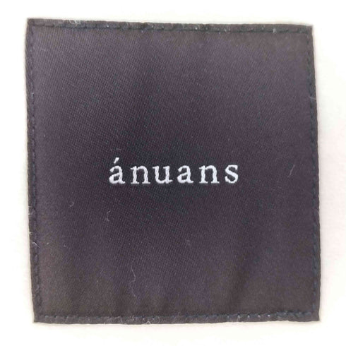 アニュアンス anuans スタンドネックリバーショートコート レディース FREE