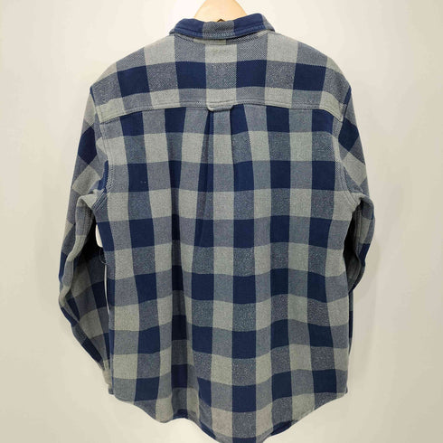 00S GUIDE SERIES ガイドシリーズ ヘビーネルシャツ ヘビネル ブロックチェック L/S コットンシャツ メンズ import:XL