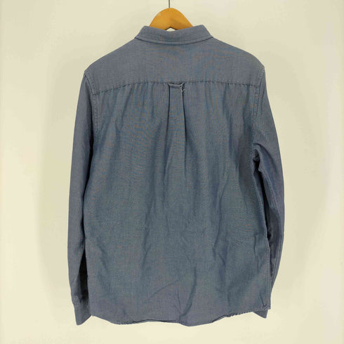 ザノースフェイス THE NORTH FACE コットン ポリ ミックスファブリック B.D シャンブレー シャツ メンズ import:XL