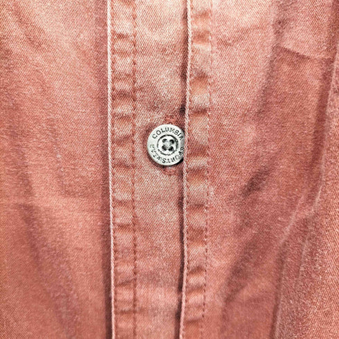 コロンビアスポーツウェア Columbia Sportswear 00S Metal Buttons L/S Chambray Shirt シャンブレーシャツ メンズ import:XL