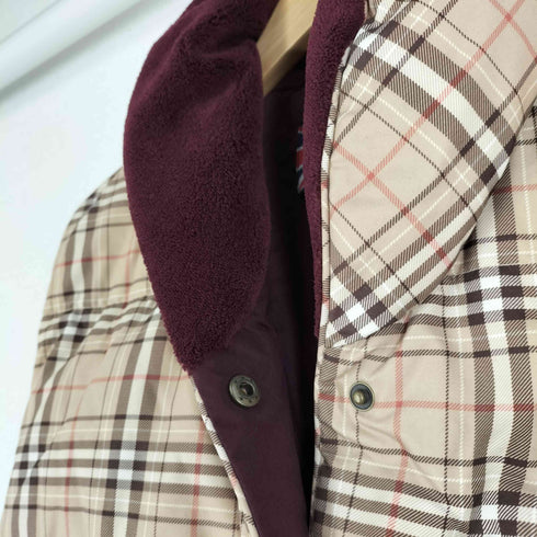 アクアスキュータム AQUASCUTUM チエック ダウンベスト レディース import:L