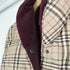 アクアスキュータム AQUASCUTUM チエック ダウンベスト レディース import:L