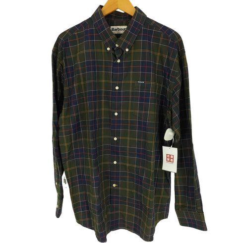 バブアー Barbour TAILORED FIT タータンチェック B.D L/S シャツ メンズ import:XL