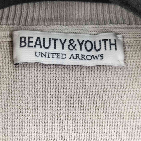 ビューティーアンドユースユナイテッドアローズ BEAUTY & YOUTH UNITED ARROWS ハイブリッド ミラノリブ Vネック カーディガン メンズ JPN:L