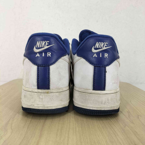 ナイキ NIKE AIR FORCE 1 07 WHITE DEEP ROYAL BLUE メンズ JPN:26.5