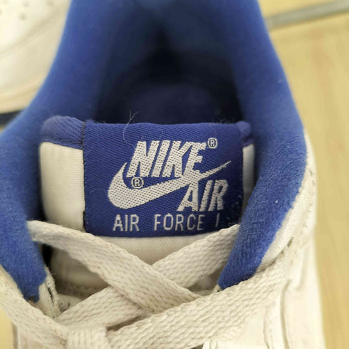 ナイキ NIKE AIR FORCE 1 07 WHITE DEEP ROYAL BLUE メンズ JPN:26.5