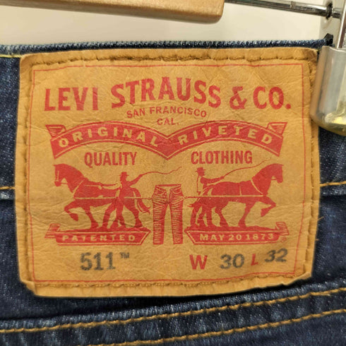 リーバイス Levis ボタン裏64エジプト製 511 スリムフィットデニムパンツ メンズ W30L32