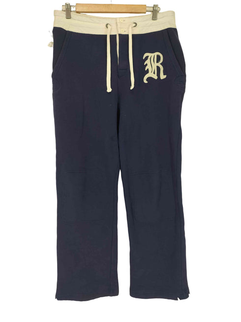 ラグビーラルフローレン Rugby Ralph Lauren フェルトロゴ刺繍ダブルニースウェットパンツ メンズ JPN:M
