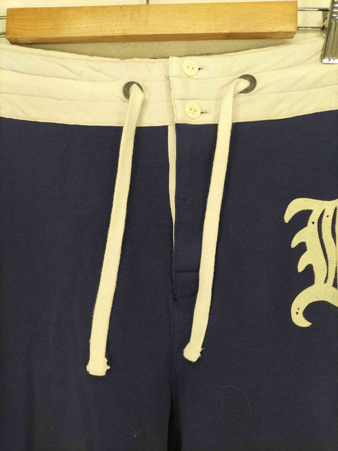 ラグビーラルフローレン Rugby Ralph Lauren フェルトロゴ刺繍ダブルニースウェットパンツ メンズ JPN:M