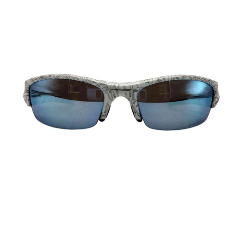 オークリー OAKLEY USA製 FLAK JACKET PRIZM フラック ジャケット プリズム ハーフリム サングラス メンズ 53 14