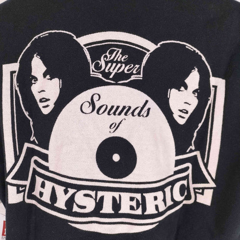 ヒステリックグラマー HYSTERIC GLAMOUR Soundo Of HISTERIC ヒスガール プリント 鹿の子 S/S ポロシャツ レディース JPN:S