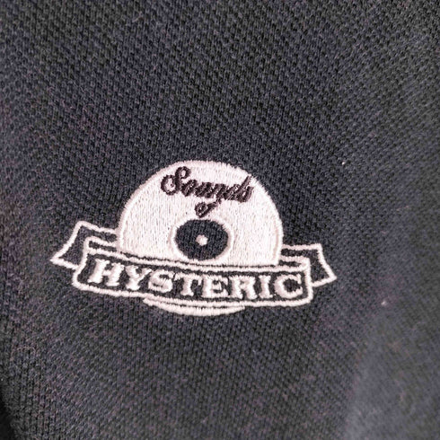 ヒステリックグラマー HYSTERIC GLAMOUR Soundo Of HISTERIC ヒスガール プリント 鹿の子 S/S ポロシャツ レディース JPN:S