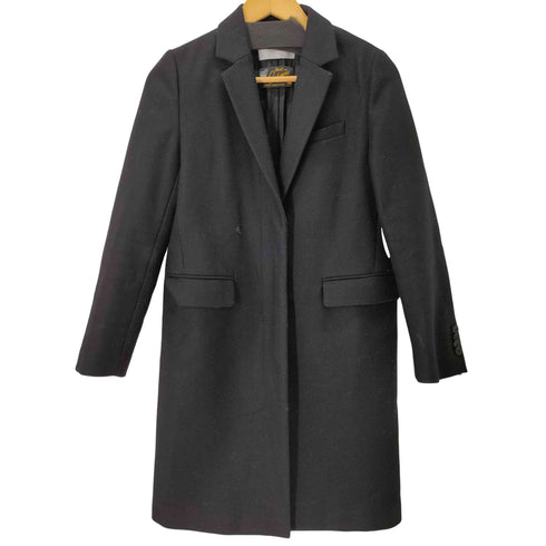 マカフィー MACPHEE MADE IN ITALY カシミア混 ウールチェスターコート レディース