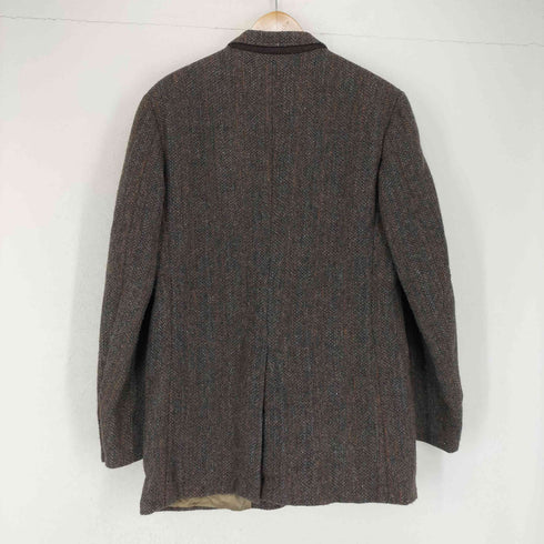 ハリスツイード Harris Tweed MADE IN USA ウールツイードテーラードジャケット メンズ