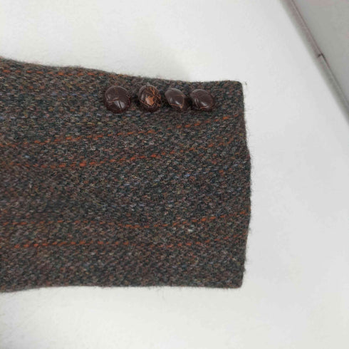 ハリスツイード Harris Tweed MADE IN USA ウールツイードテーラードジャケット メンズ