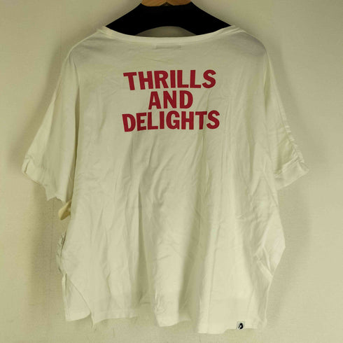 ヒステリックグラマー HYSTERIC GLAMOUR Y2K THRILLS AND DELIGHTS ヒスガール プリント S/S クロップド Tシャツ レディース FREE
